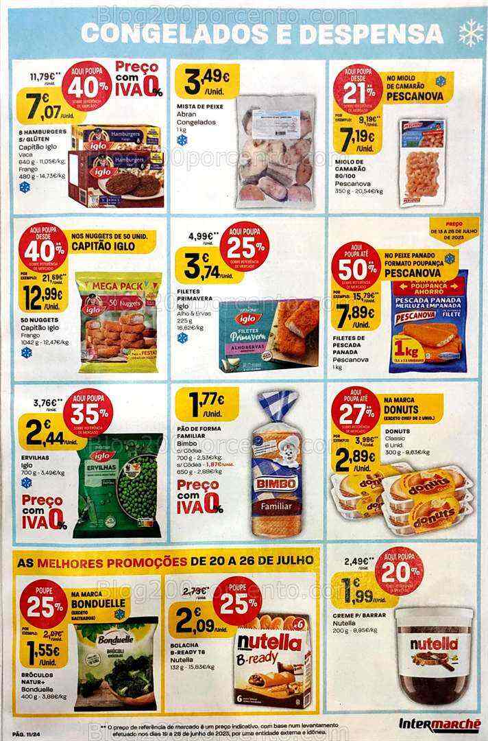 Antevisão Folheto INTERMARCHÉ Promoções de 20 a 26 julho