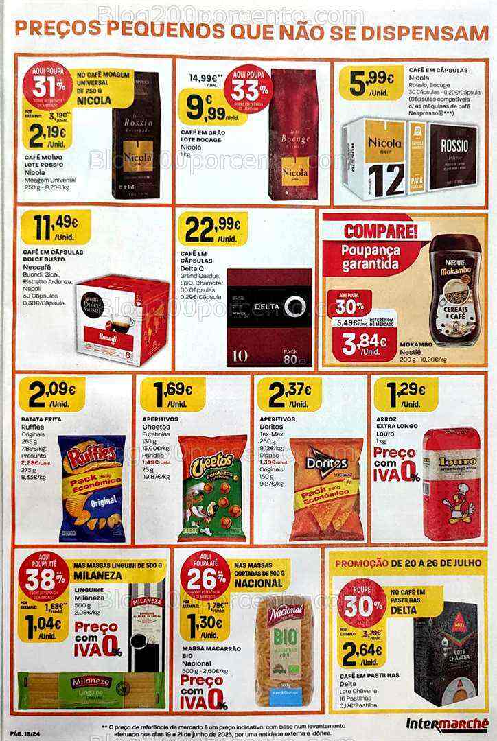 Antevisão Folheto INTERMARCHÉ Promoções de 20 a 26 julho