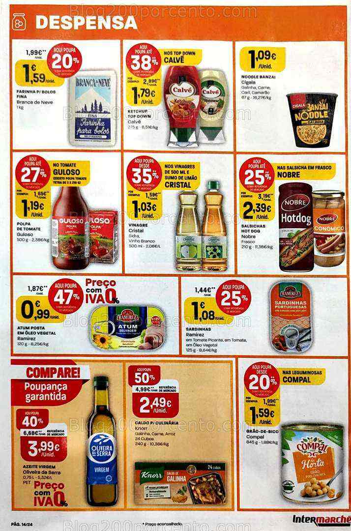 Antevisão Folheto INTERMARCHÉ Promoções de 20 a 26 julho