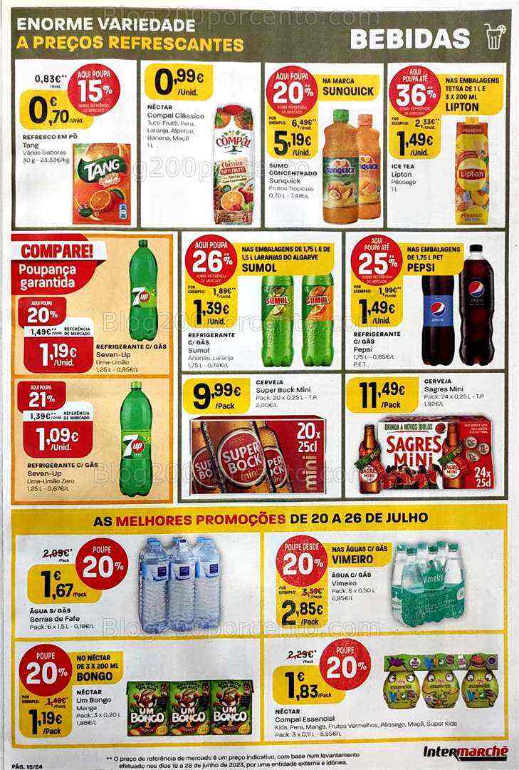 Antevisão Folheto INTERMARCHÉ Promoções de 20 a 26 julho