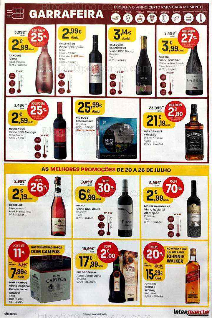 Antevisão Folheto INTERMARCHÉ Promoções de 20 a 26 julho
