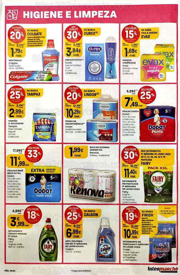 Antevisão Folheto INTERMARCHÉ Promoções de 20 a 26 julho