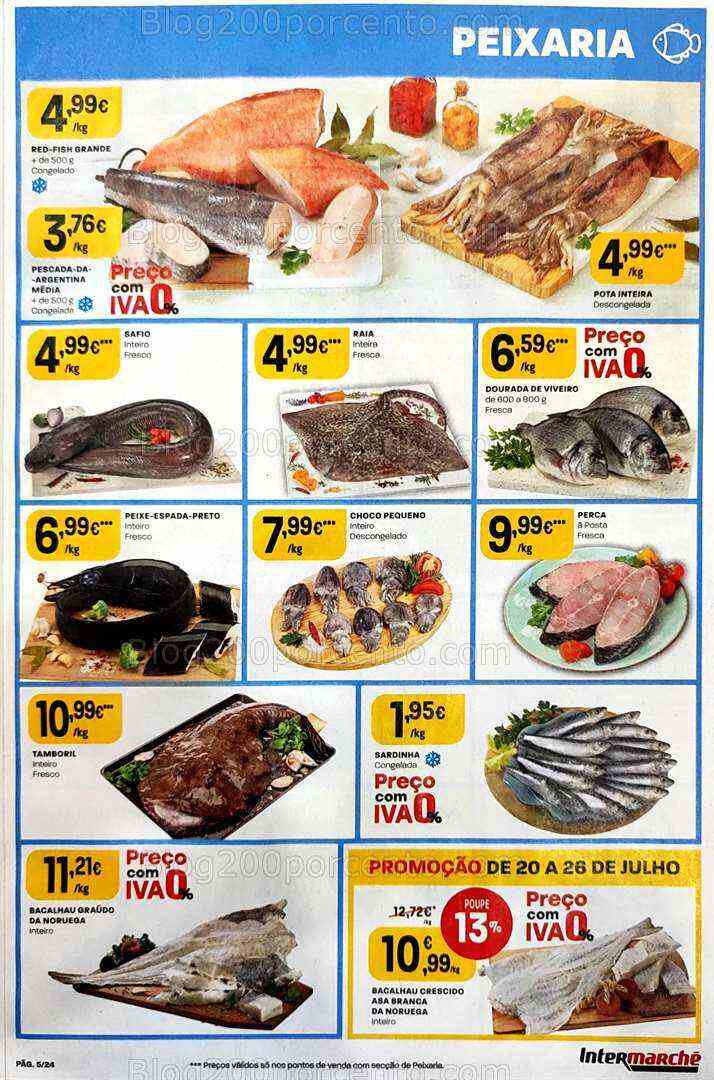 Antevisão Folheto INTERMARCHÉ Promoções de 20 a 26 julho