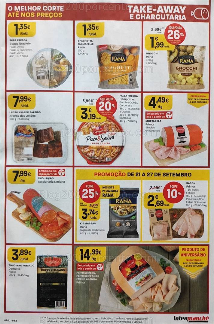 Antevisão Folheto INTERMARCHÉ Promoções de 21 a 27 setembro