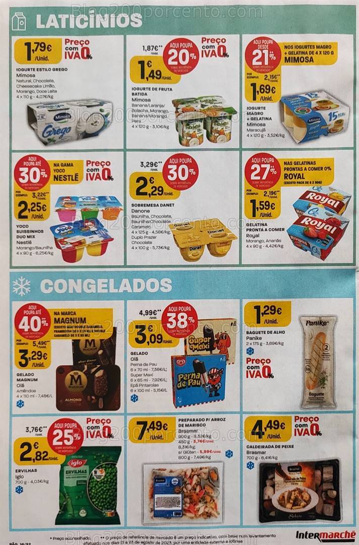 Antevisão Folheto INTERMARCHÉ Promoções de 21 a 27 setembro