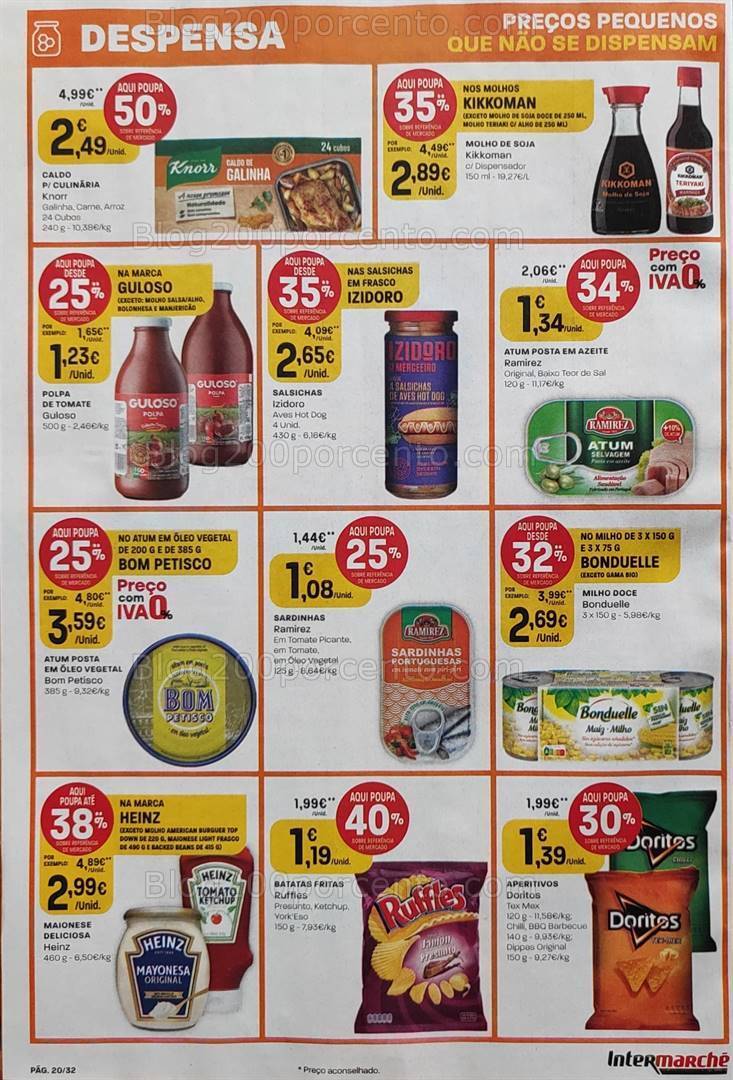 Antevisão Folheto INTERMARCHÉ Promoções de 21 a 27 setembro