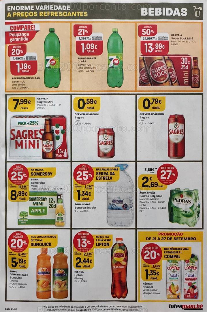 Antevisão Folheto INTERMARCHÉ Promoções de 21 a 27 setembro