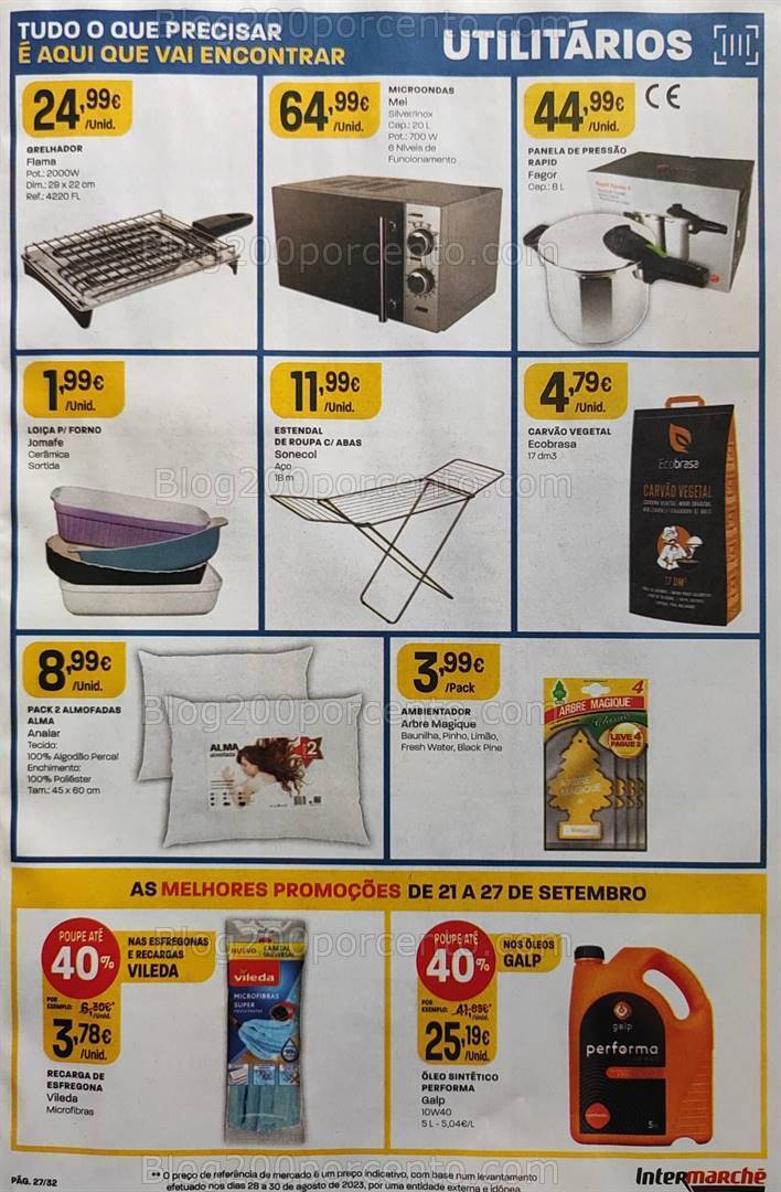 Antevisão Folheto INTERMARCHÉ Promoções de 21 a 27 setembro