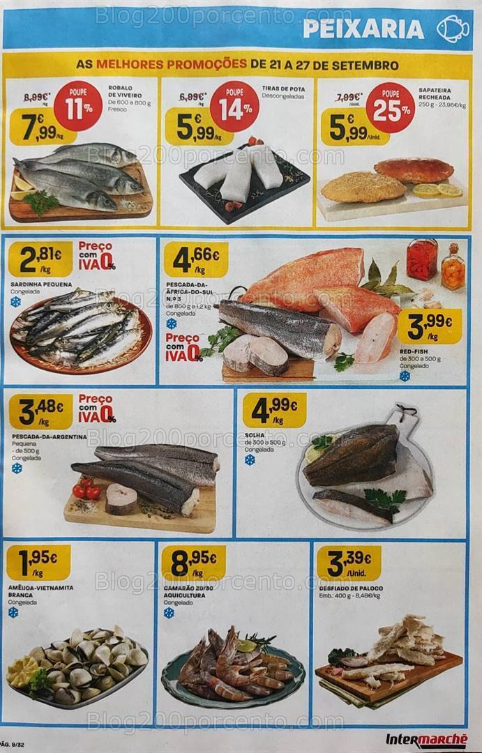 Antevisão Folheto INTERMARCHÉ Promoções de 21 a 27 setembro
