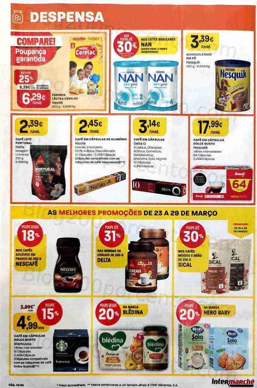 Antevisão Folheto INTERMARCHÉ Promoções de 23 a 29 março