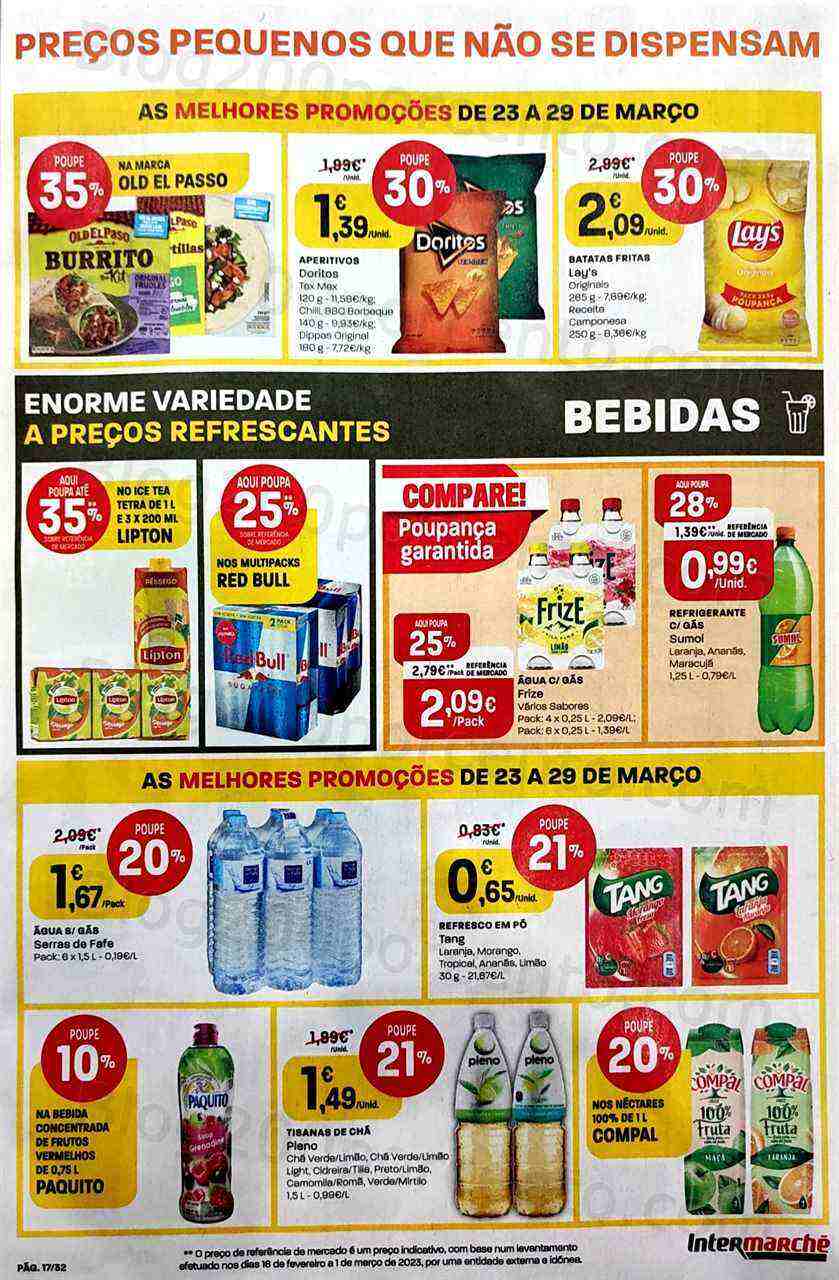 Antevisão Folheto INTERMARCHÉ Promoções de 23 a 29 março