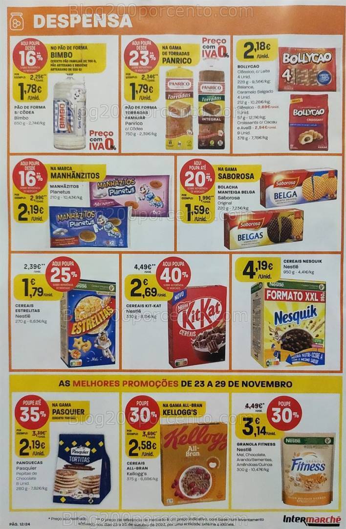 Antevisão Folheto INTERMARCHÉ Promoções de 23 a 29 novembro