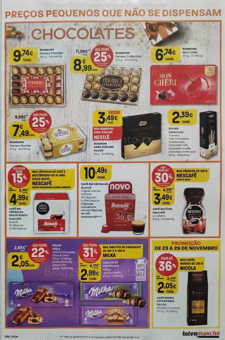 Antevisão Folheto INTERMARCHÉ Promoções de 23 a 29 novembro