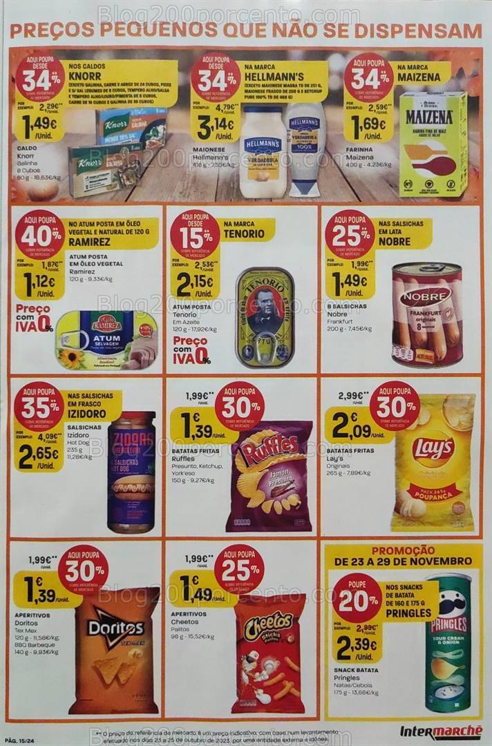 Antevisão Folheto INTERMARCHÉ Promoções de 23 a 29 novembro
