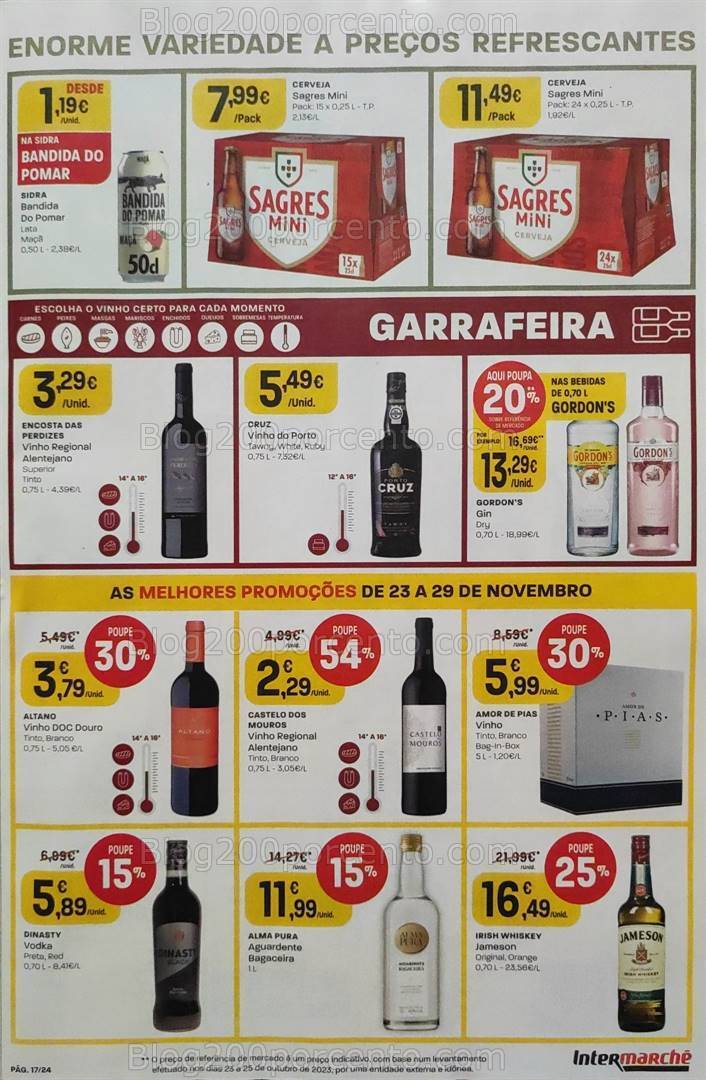 Antevisão Folheto INTERMARCHÉ Promoções de 23 a 29 novembro