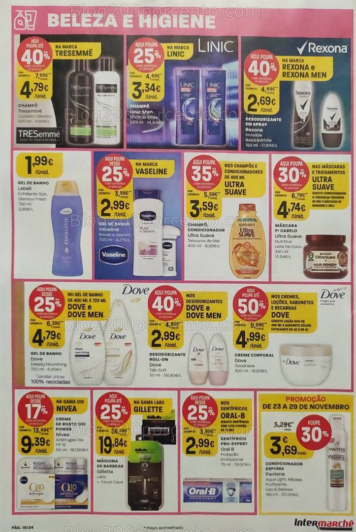Antevisão Folheto INTERMARCHÉ Promoções de 23 a 29 novembro
