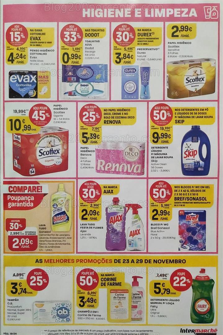 Antevisão Folheto INTERMARCHÉ Promoções de 23 a 29 novembro