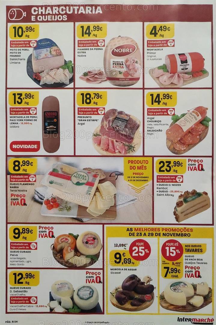 Antevisão Folheto INTERMARCHÉ Promoções de 23 a 29 novembro