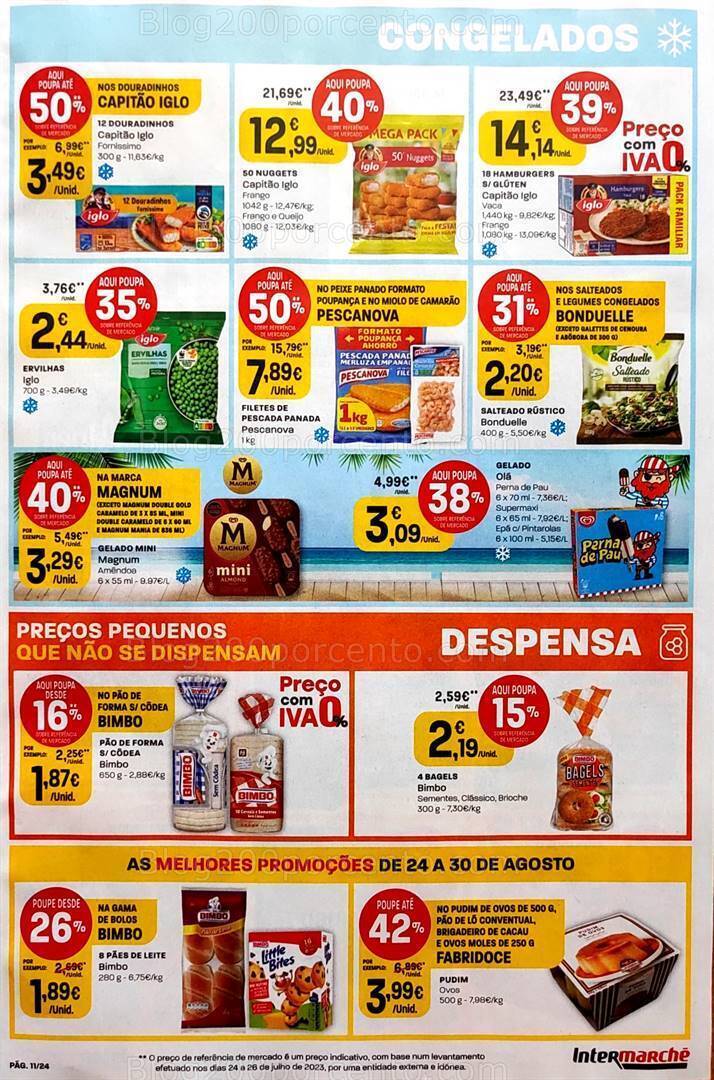 Antevisão Folheto INTERMARCHÉ Promoções de 24 a 30 agosto