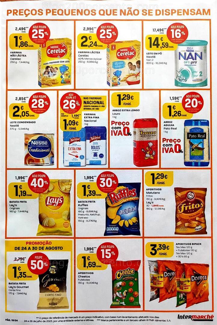 Antevisão Folheto INTERMARCHÉ Promoções de 24 a 30 agosto