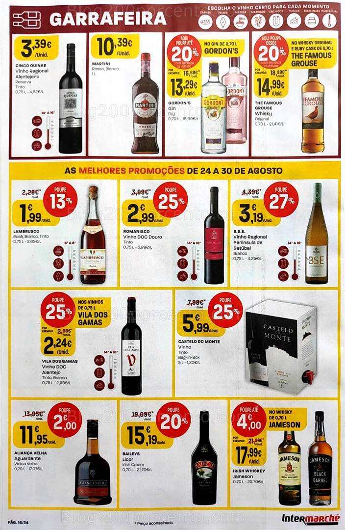 Antevisão Folheto INTERMARCHÉ Promoções de 24 a 30 agosto