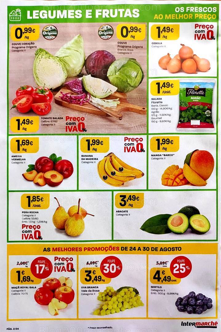 Antevisão Folheto INTERMARCHÉ Promoções de 24 a 30 agosto