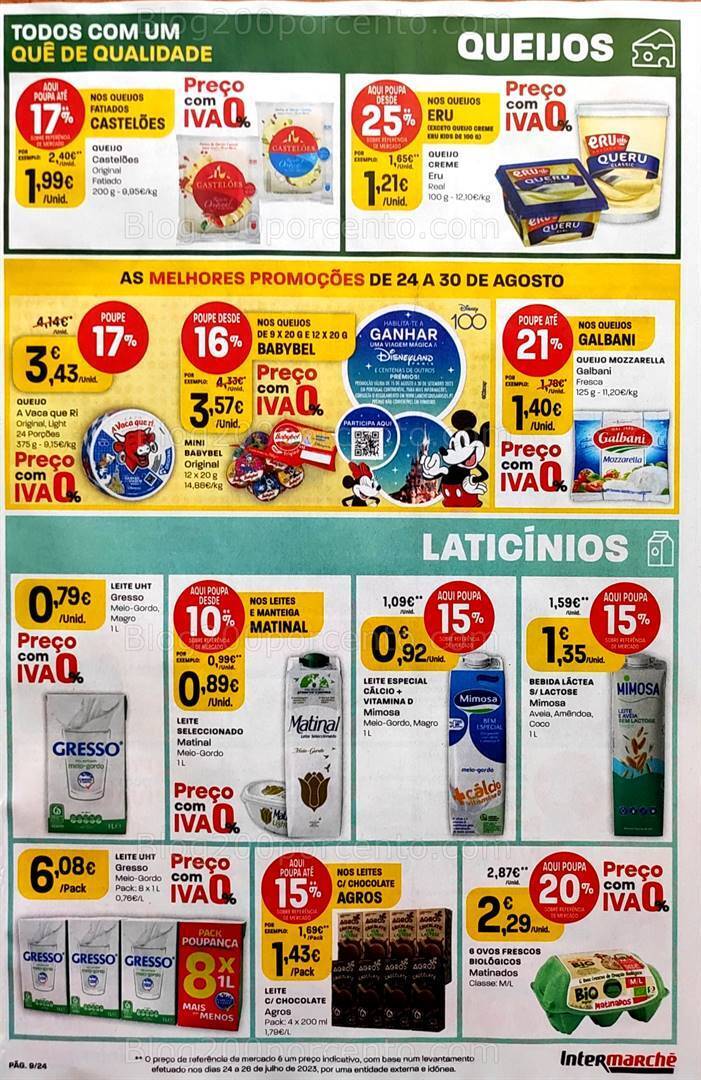 Antevisão Folheto INTERMARCHÉ Promoções de 24 a 30 agosto
