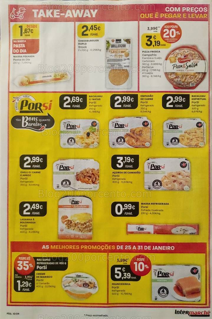 Antevisão Folheto INTERMARCHÉ Promoções de 25 a 31 janeiro