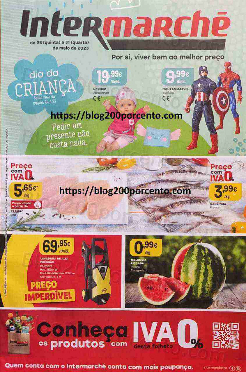 Antevisão Folheto INTERMARCHÉ Dia da Criança Promoções de 25 a 31 maio