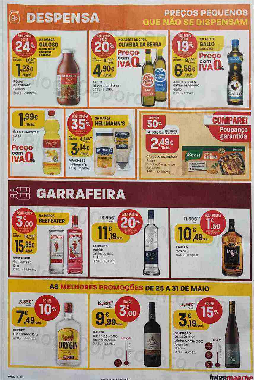 Antevisão Folheto INTERMARCHÉ Promoções de 25 a 31 maio