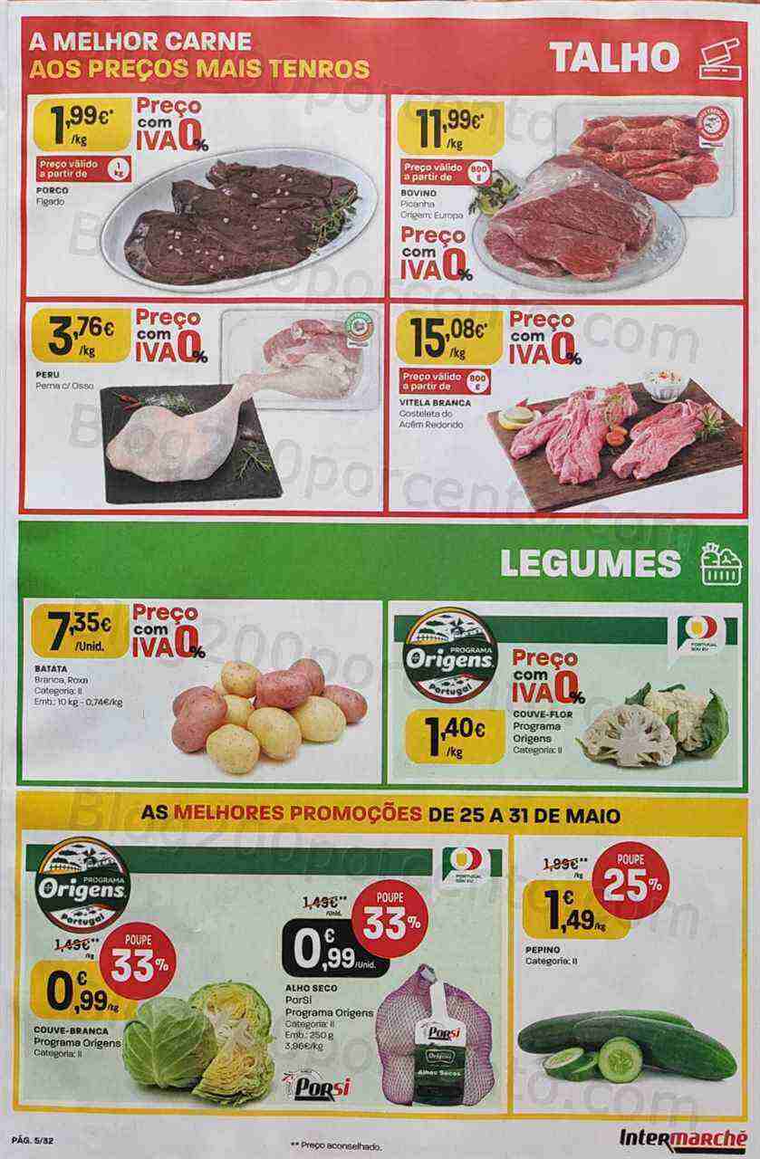 Antevisão Folheto INTERMARCHÉ Promoções de 25 a 31 maio