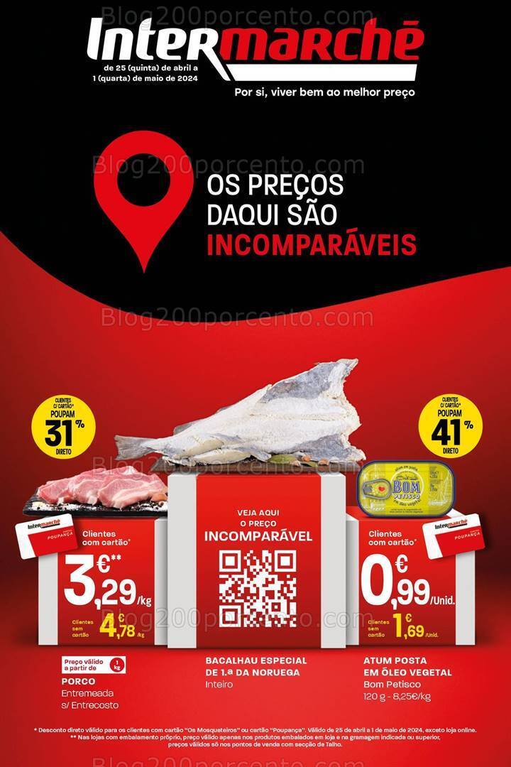 Antevisão Folheto INTERMARCHÉ Promoções de 25 abril a 1 maio