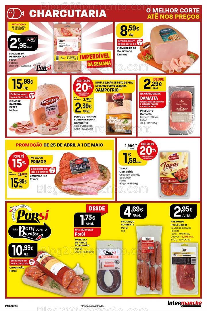 Antevisão Folheto INTERMARCHÉ Promoções de 25 abril a 1 maio