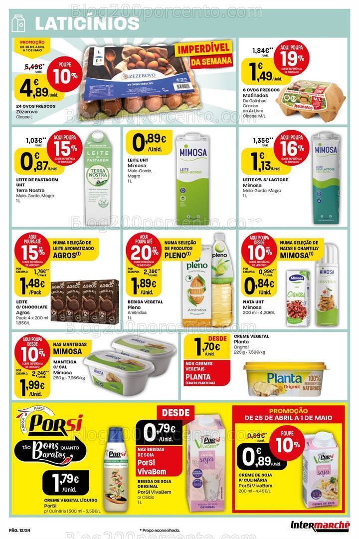 Antevisão Folheto INTERMARCHÉ Promoções de 25 abril a 1 maio