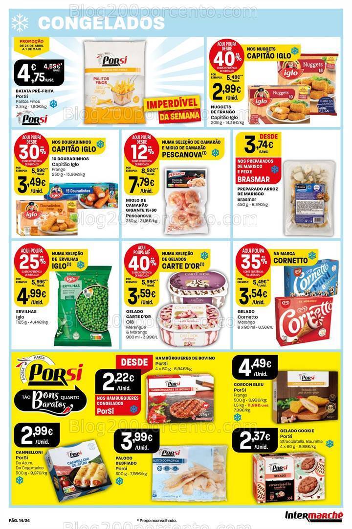 Antevisão Folheto INTERMARCHÉ Promoções de 25 abril a 1 maio