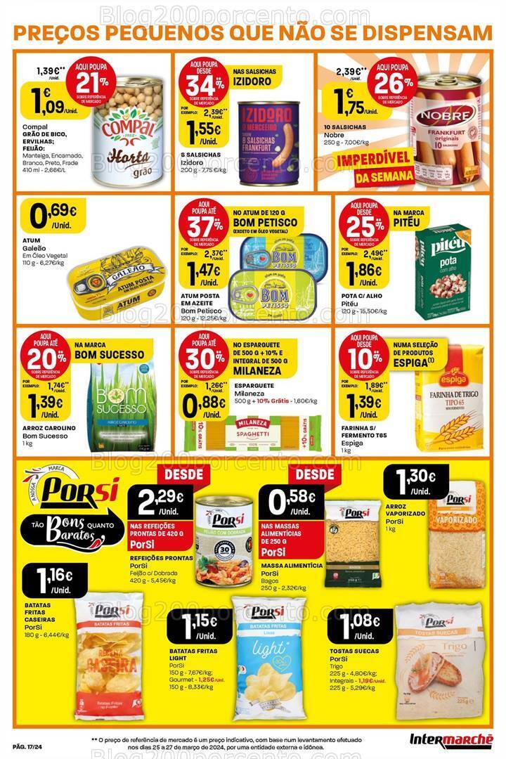 Antevisão Folheto INTERMARCHÉ Promoções de 25 abril a 1 maio