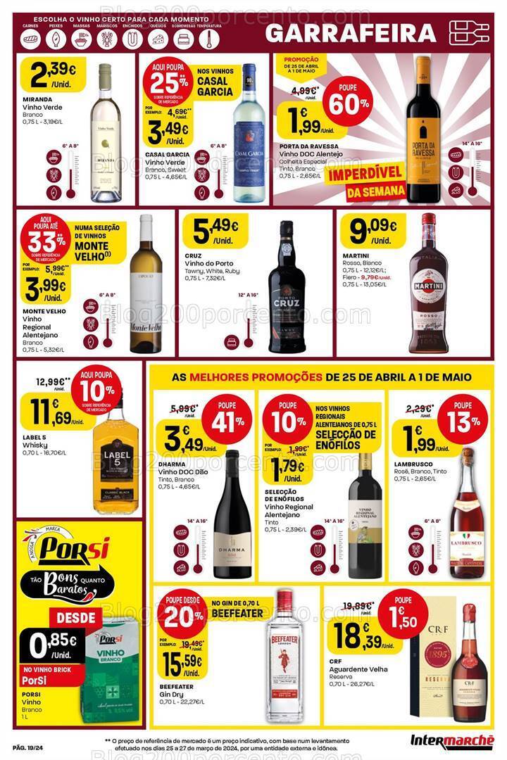 Antevisão Folheto INTERMARCHÉ Promoções de 25 abril a 1 maio