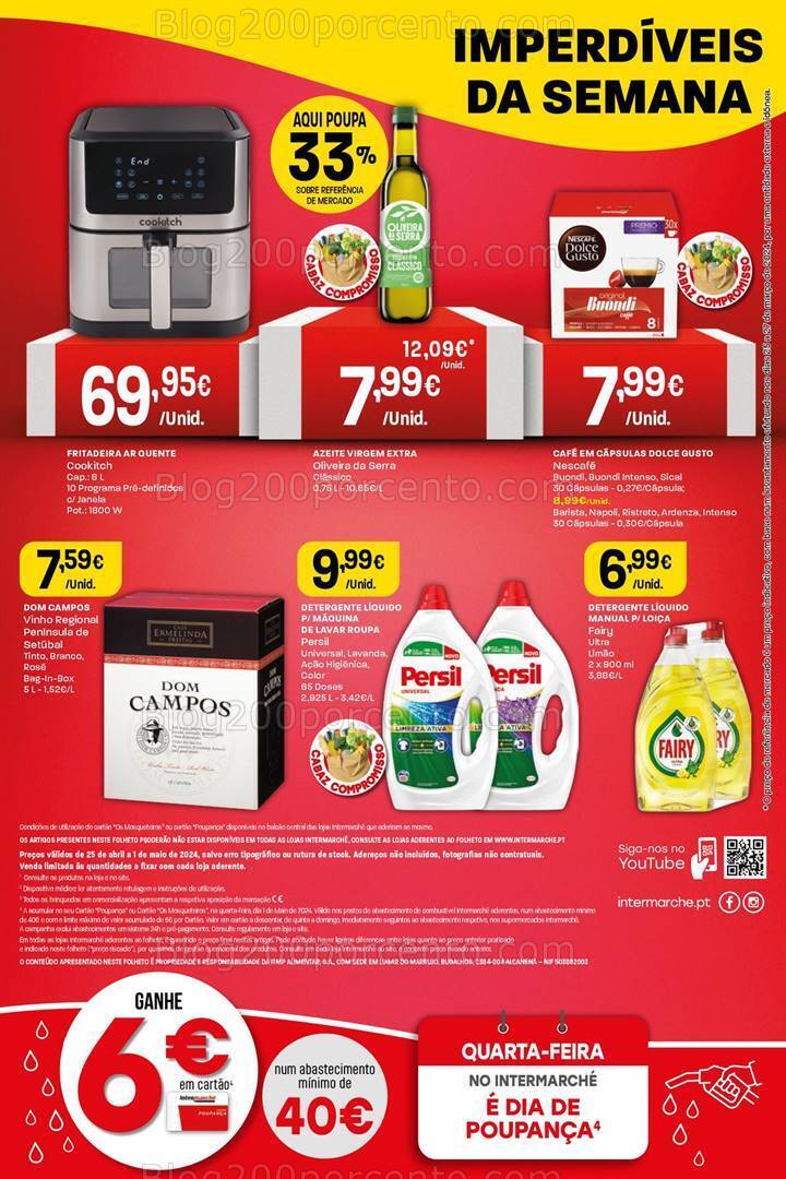 Antevisão Folheto INTERMARCHÉ Promoções de 25 abril a 1 maio