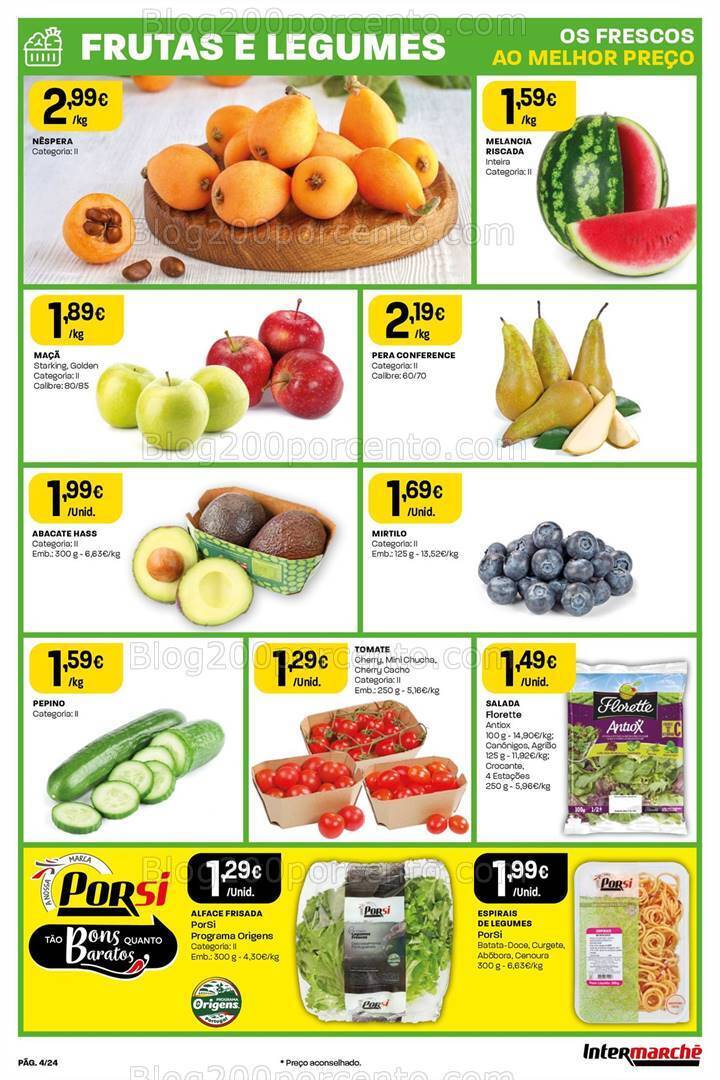 Antevisão Folheto INTERMARCHÉ Promoções de 25 abril a 1 maio