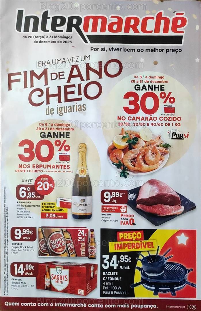 Antevisão Folheto INTERMARCHÉ Promoções de 26 a 31 dezembro