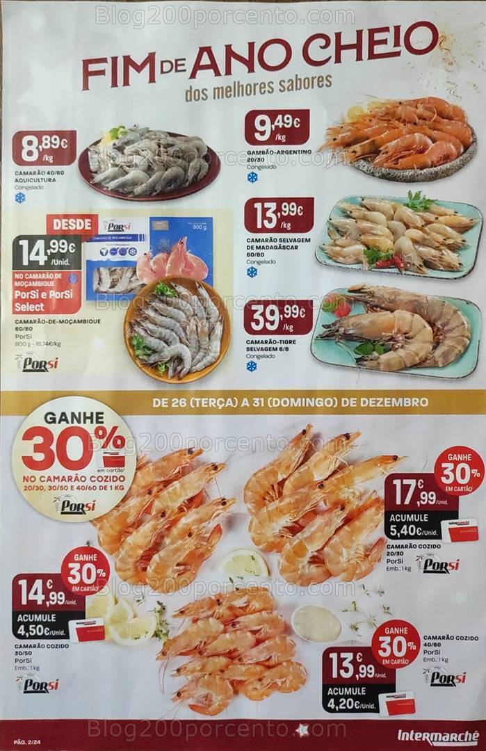 Antevisão Folheto INTERMARCHÉ Promoções de 26 a 31 dezembro