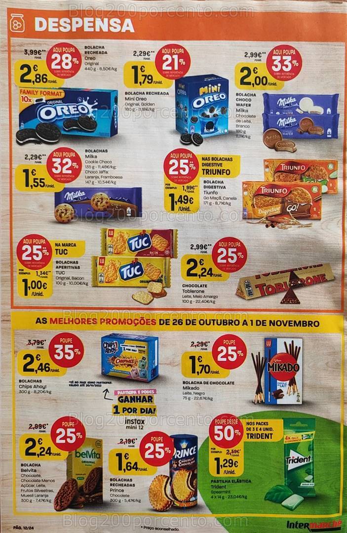 Antevisão Folheto INTERMARCHÉ Promoções de 26 outubro a 1 novembro