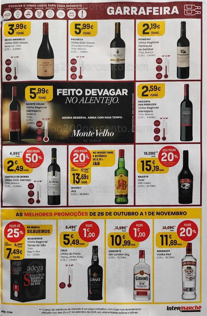 Antevisão Folheto INTERMARCHÉ Promoções de 26 outubro a 1 novembro