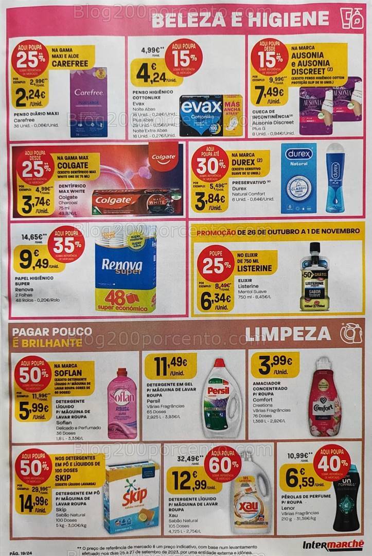 Antevisão Folheto INTERMARCHÉ Promoções de 26 outubro a 1 novembro