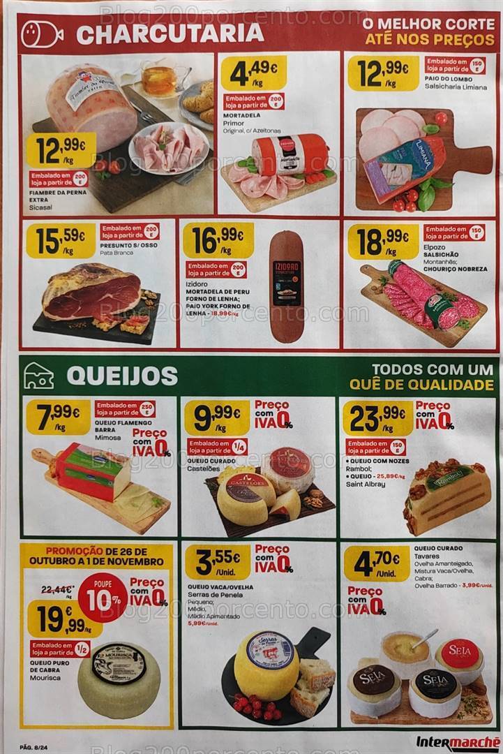 Antevisão Folheto INTERMARCHÉ Promoções de 26 outubro a 1 novembro