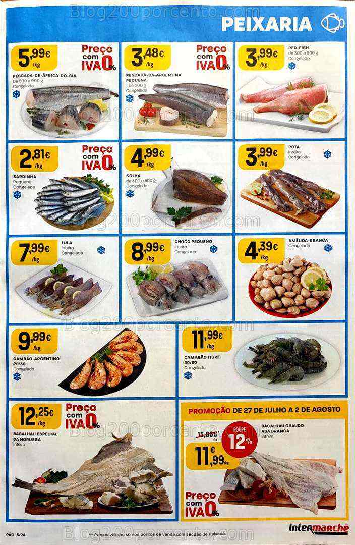 Antevisão Folheto INTERMARCHÉ Promoções de 27 julho a 2 agosto