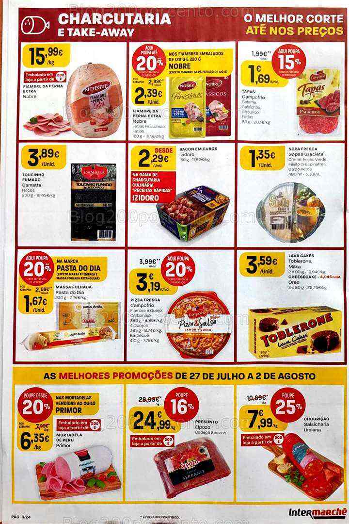 Antevisão Folheto INTERMARCHÉ Promoções de 27 julho a 2 agosto