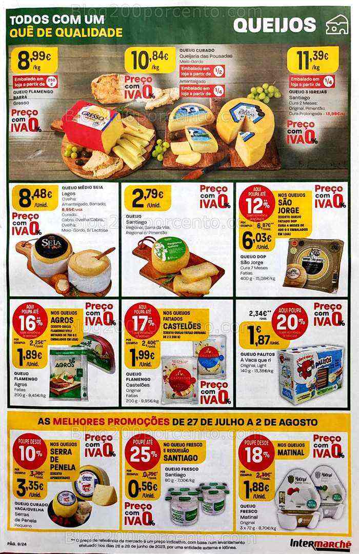 Antevisão Folheto INTERMARCHÉ Promoções de 27 julho a 2 agosto