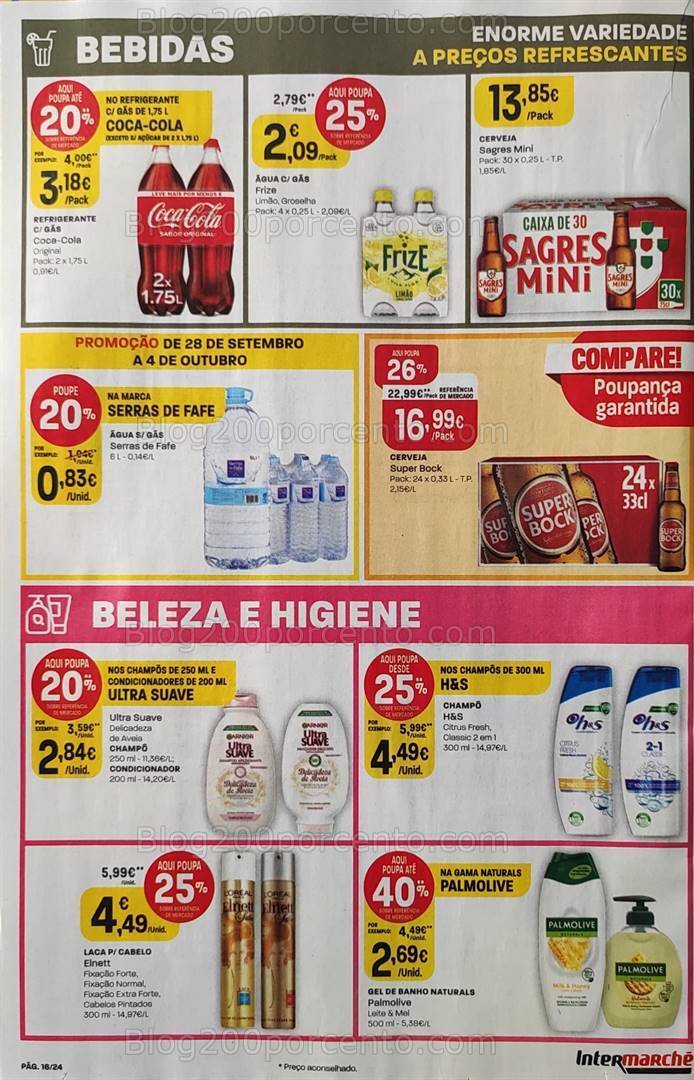 Antevisão Folheto INTERMARCHÉ Promoções de 28 setembro a 4 outubro
