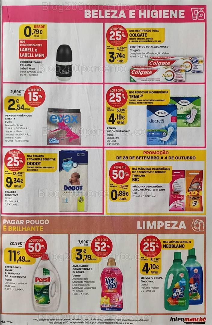 Antevisão Folheto INTERMARCHÉ Promoções de 28 setembro a 4 outubro